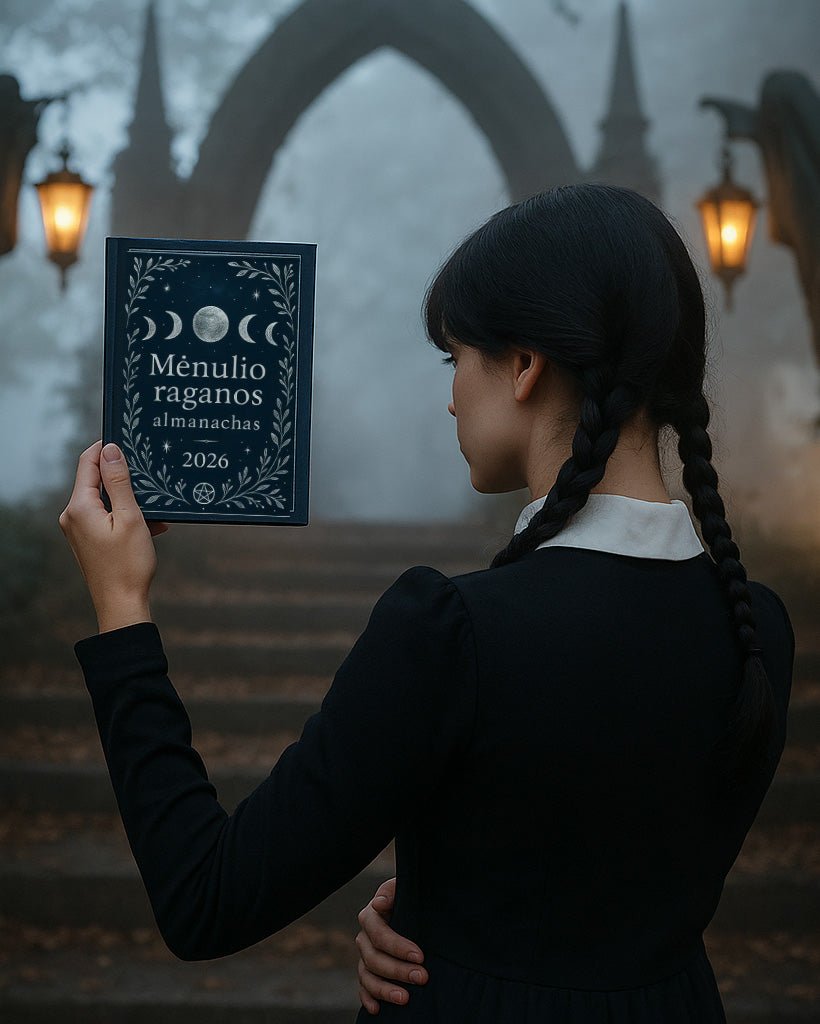 Mėnulio raganos almanachas 2026 – ritualai, burtai ir mėnulio kalendorius - OBUOLYS