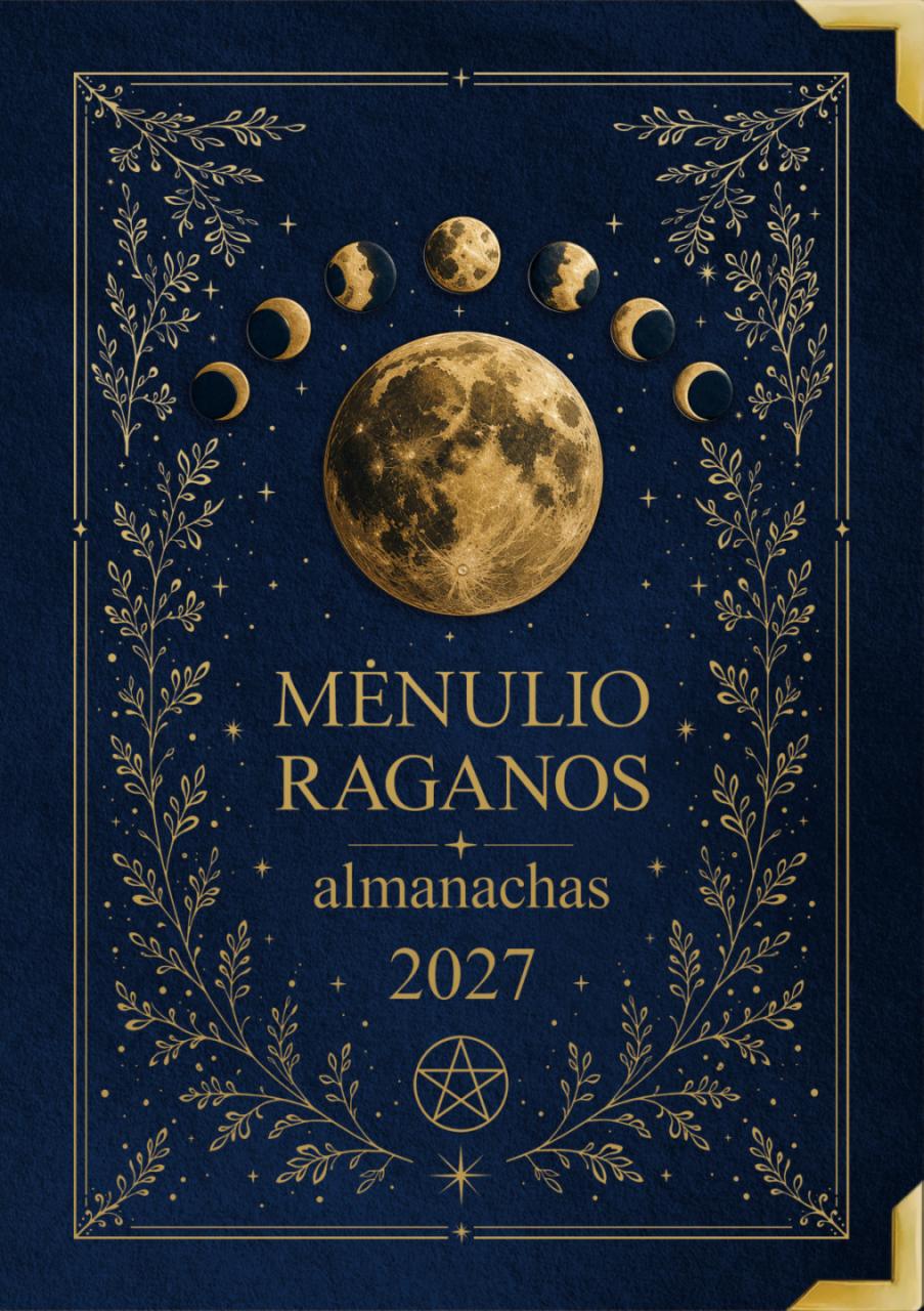 Mėnulio raganos almanachas 2027: magiško Jūsų gyvenimo kalendorius pagal Mėnulio ritmą - OBUOLYS