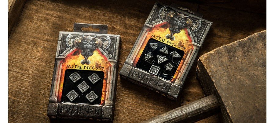 Metal Dwarven kauliukų rinkinys - OBUOLYS