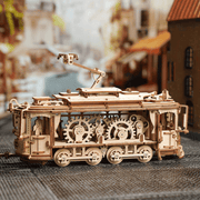 MIESTO TRAMVAJUS: 3D medinė dėlionė mechanikos entuziastams - OBUOLYS
