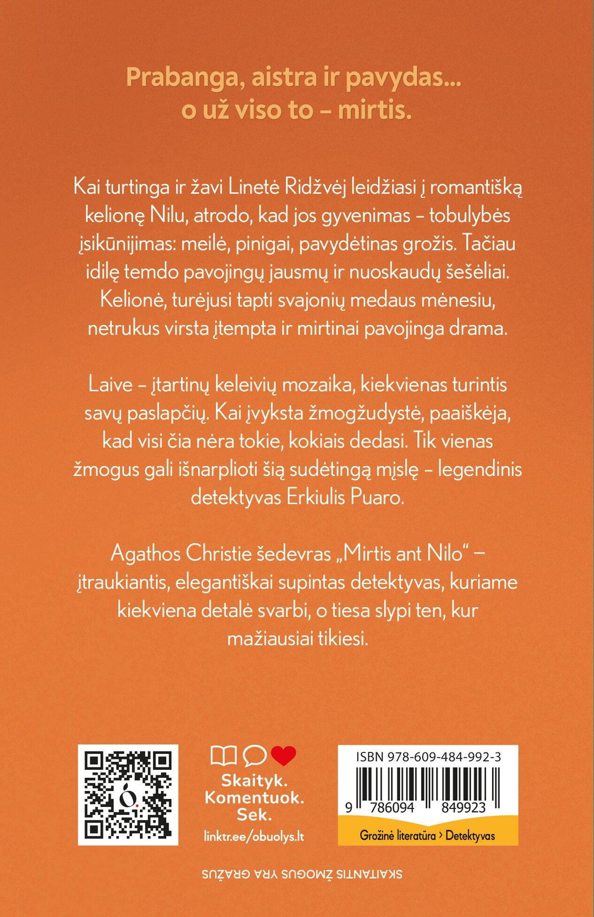 Mirtis ant Nilo: prabanga, aistra ir pavydas… o už viso to – mirtis - OBUOLYS