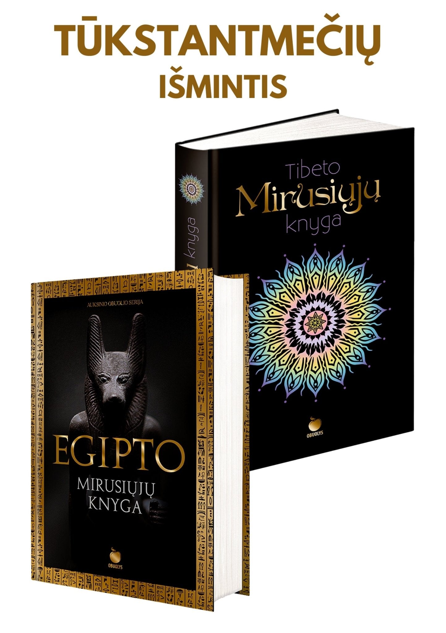 MIRUSIŲJŲ IŠMINTIES KNYGOS: nuo Egipto iki Tibeto – knygos, kurios sutelkia dvasinę išmintį ir suteikia sielos ramybę - OBUOLYS