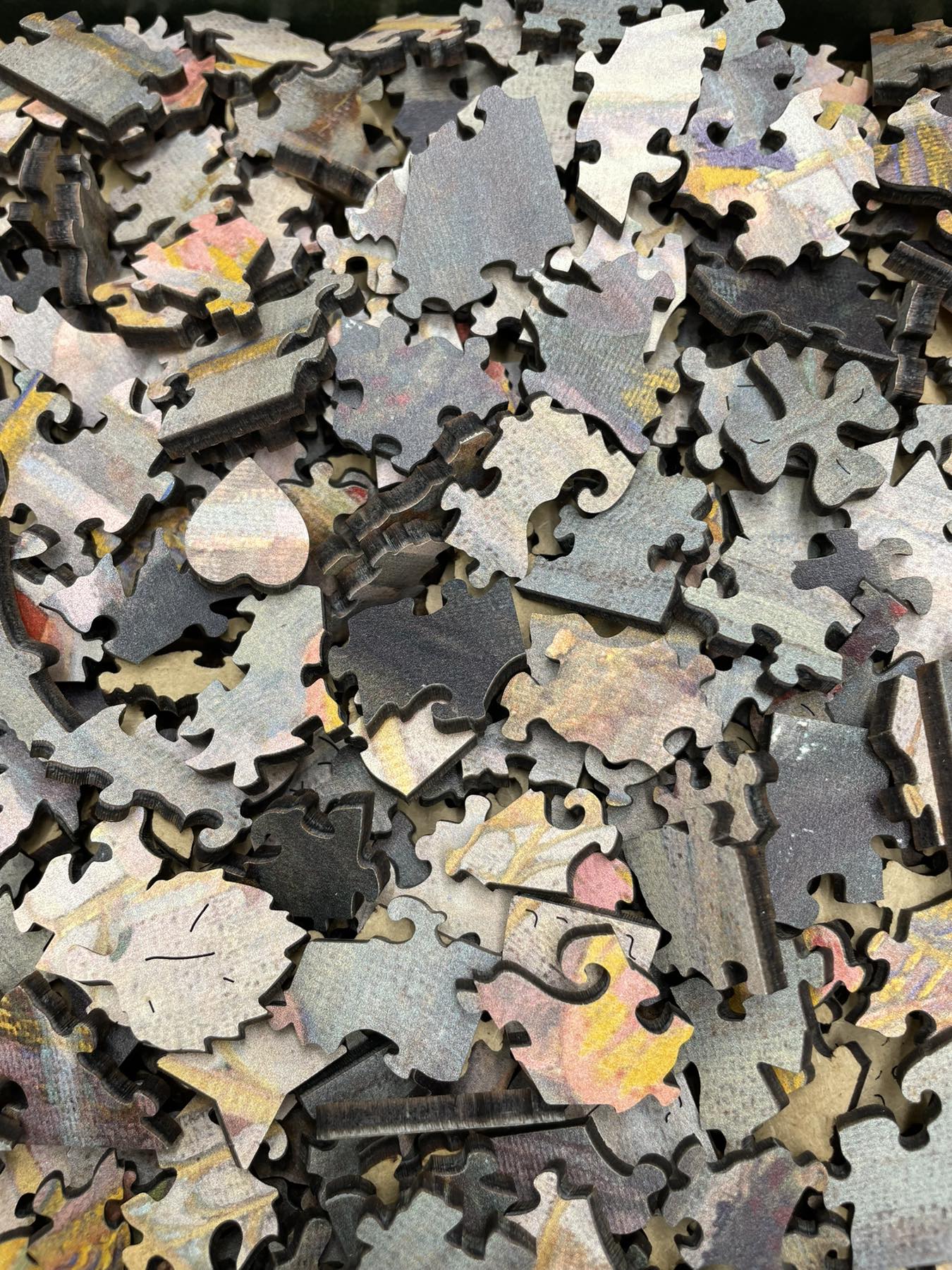M.K. Čiurlionis Angelas Medinė dėlionė M dydis (150 detalės) Fantasy Puzzles - OBUOLYS