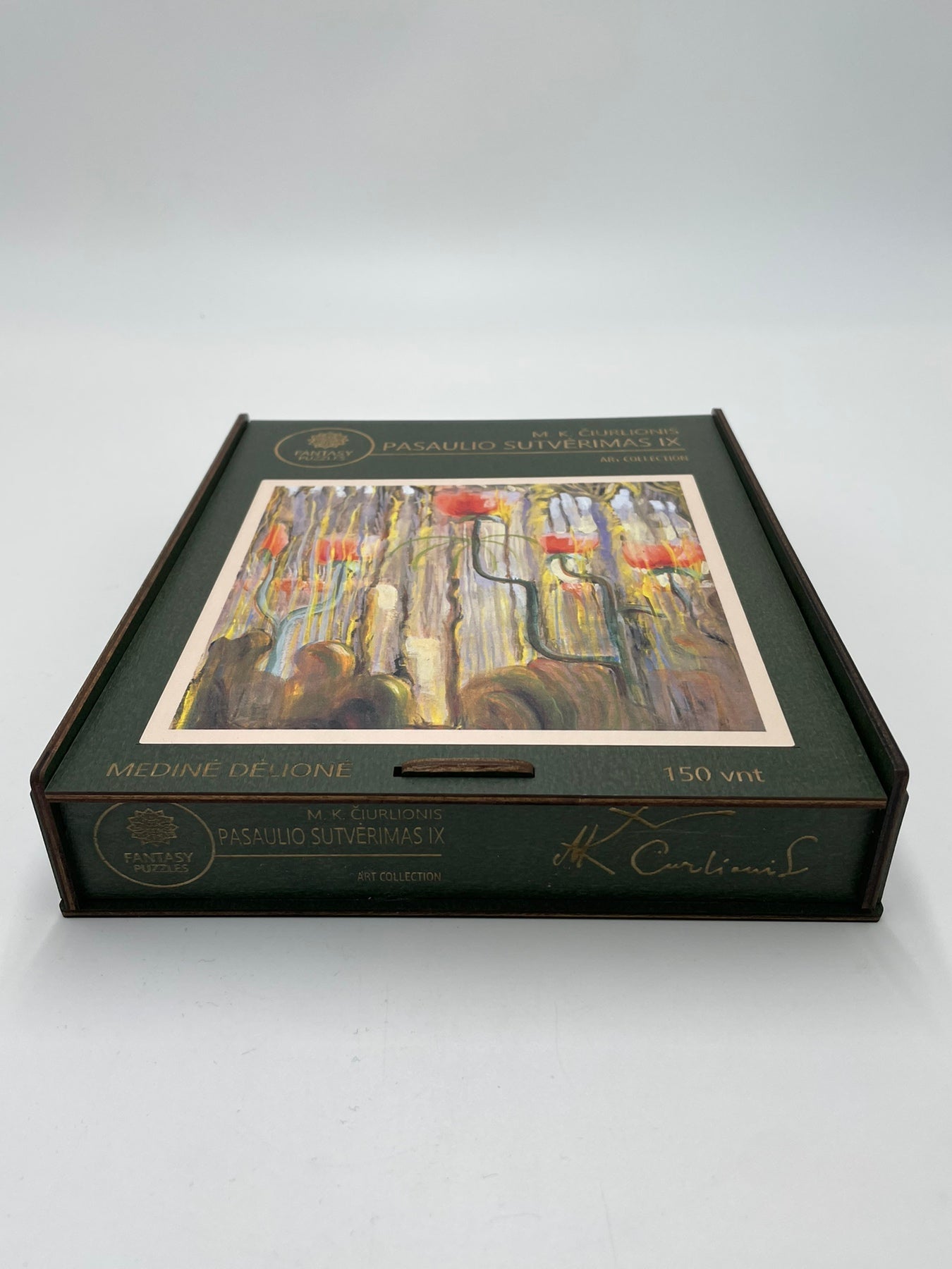 M.K. Čiurlionis Pasaulio sutvėrimas IX Medinė Dėlionė M Dydis (150 detalių) Fantasy Puzzles - OBUOLYS