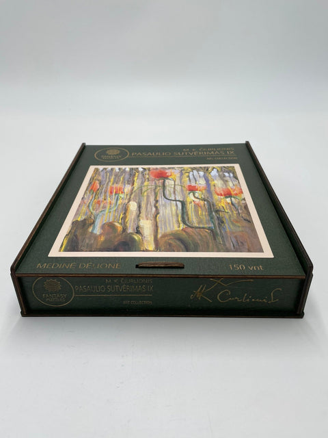 M.K. Čiurlionis Pasaulio sutvėrimas IX Medinė Dėlionė M Dydis (150 detalių) Fantasy Puzzles - OBUOLYS