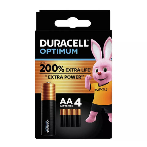 Duracell Optimum MN1500 AA šarminės baterijos 4vnt.