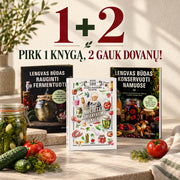 Močiutės konservavimo, rauginimo ir fermentavimo paslaptys – 3 knygų rinkinys - OBUOLYS