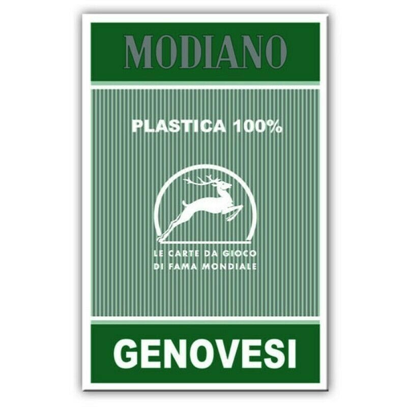 Modiano Genovesi Taro kortos (žalios sp.) - OBUOLYS