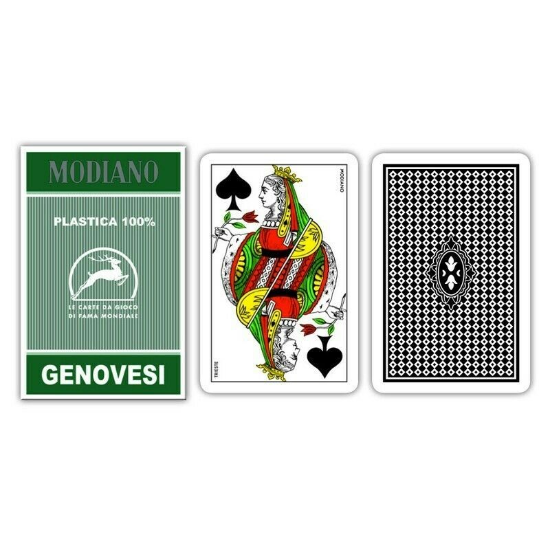 Modiano Genovesi Taro kortos (žalios sp.) - OBUOLYS