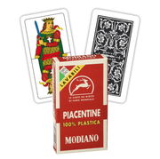 Modiano Piacentine Taro kortos (raudonos sp.) - OBUOLYS