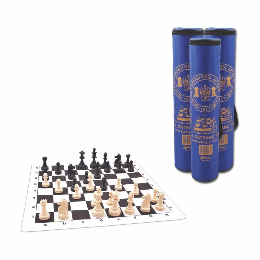 MOKYKLINIS ŠACHMATŲ RINKINYS: universalus „Chess World“ žaidimas - OBUOLYS