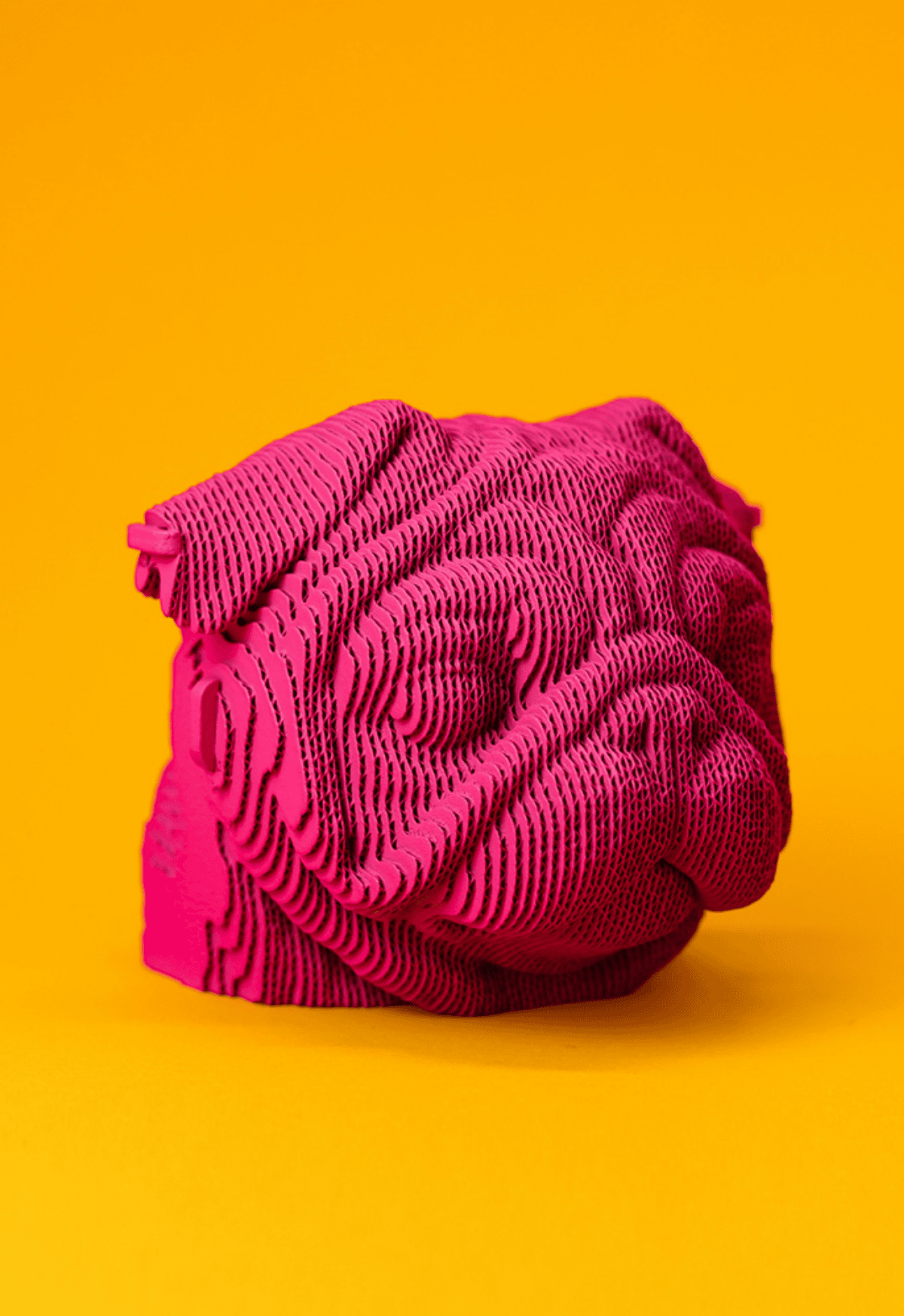 MOPSAS: surenkama 3D dėlionė - skulptūra - OBUOLYS