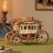 MUZIKINIS DILIŽANAS: 3D medinė dėlionė mechanikos entuziastams - OBUOLYS