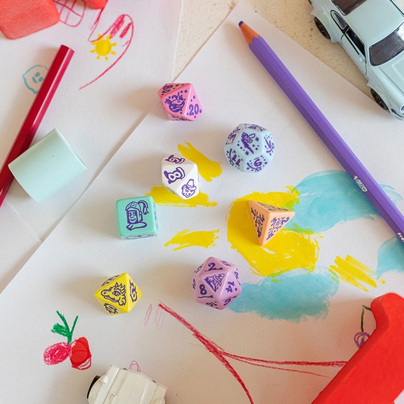 My Very First Dice Little Berry RPG kauliukų rinkinys - OBUOLYS
