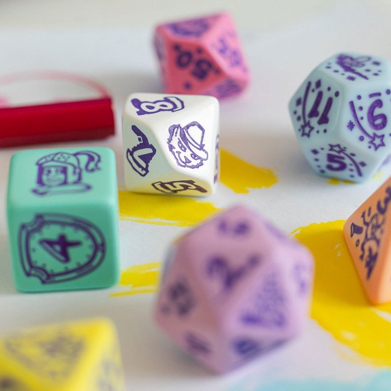 My Very First Dice Little Berry RPG kauliukų rinkinys - OBUOLYS