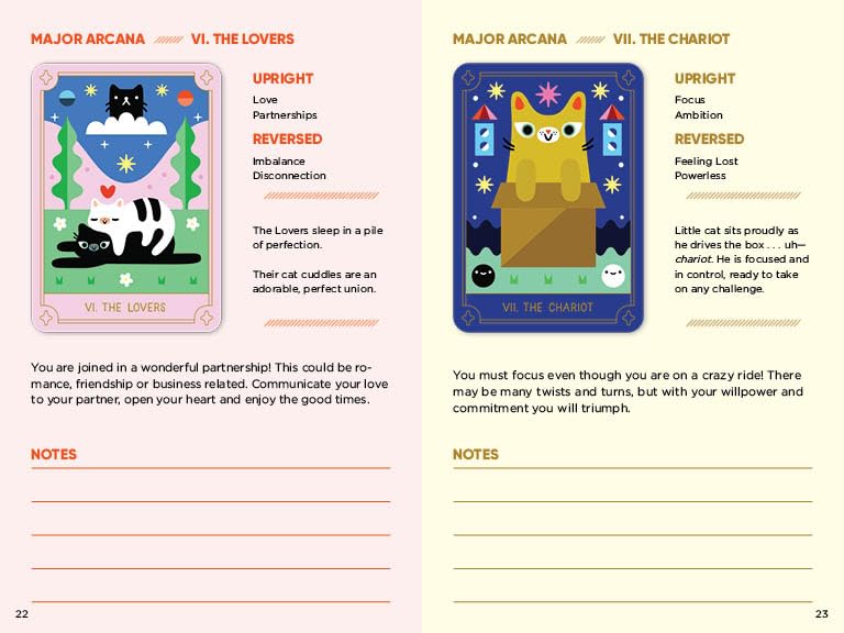 Mystic Cats Tarot kortos Sterling Ethos - OBUOLYS