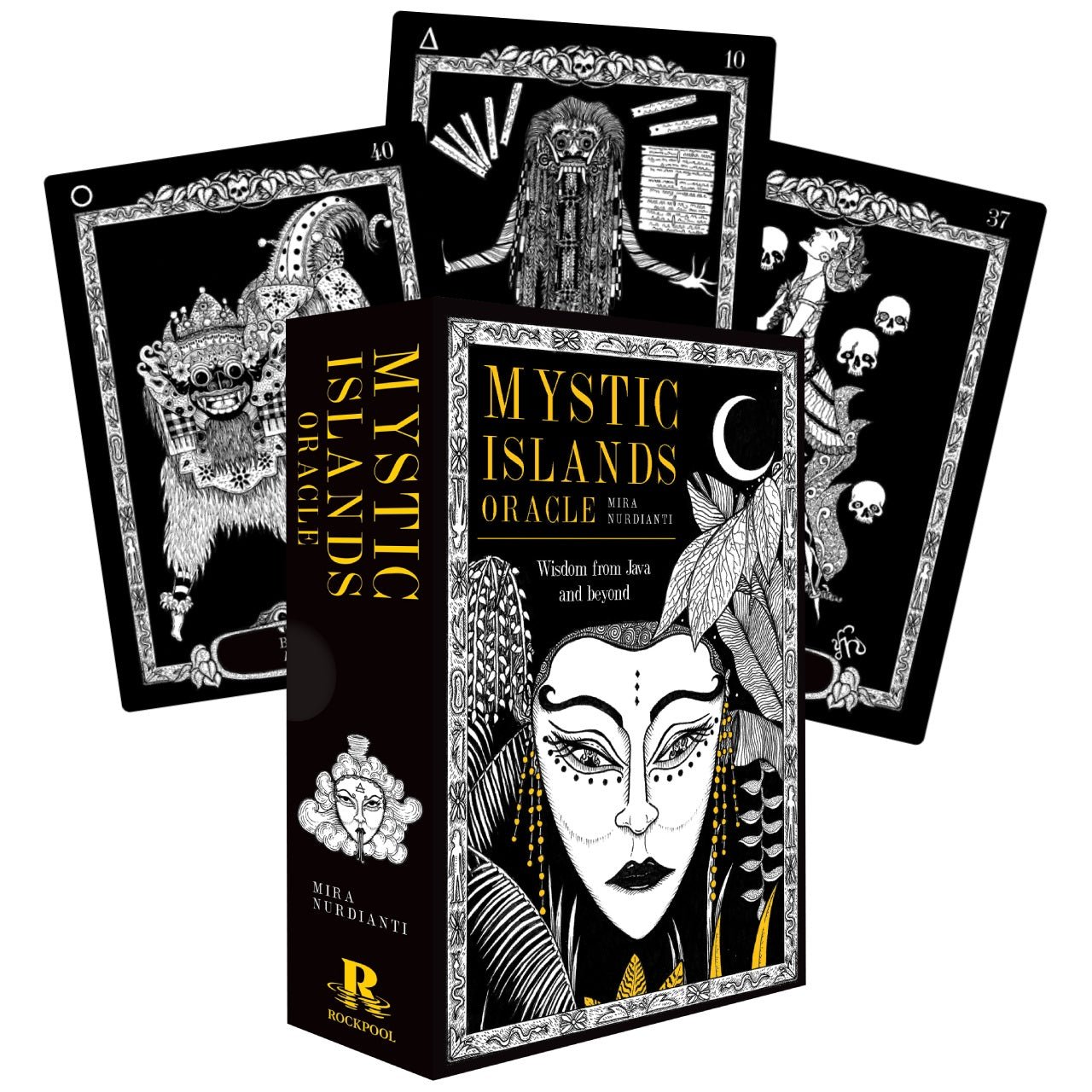 Mystic Islands Oracle kortų kaladė Rockpool Publishing - OBUOLYS