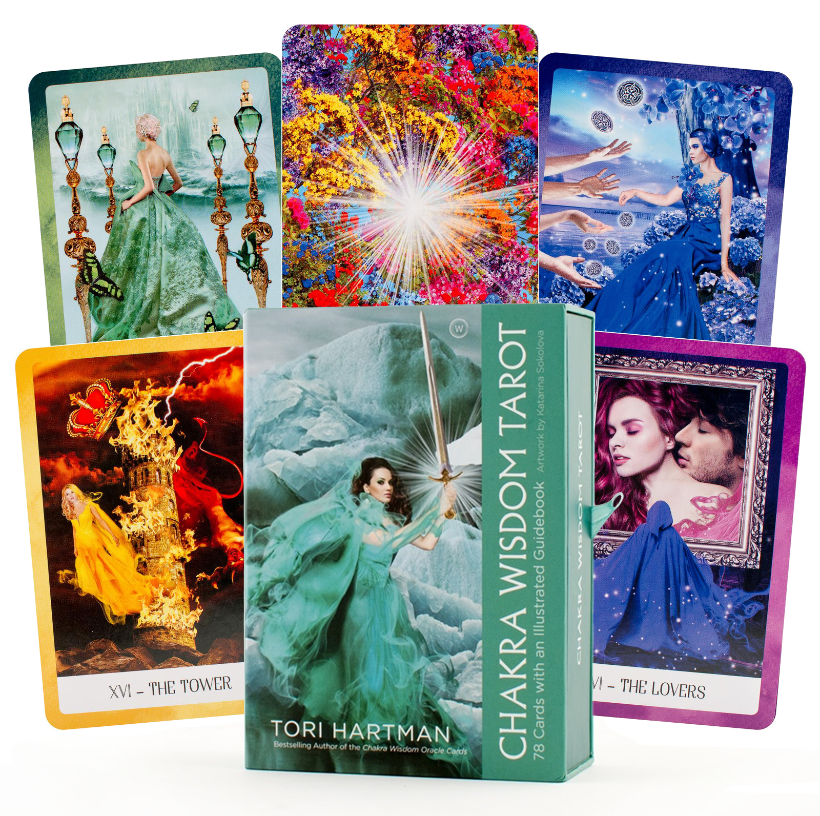 Chakra Wisdom Tarot kortos Watkins Publishing
