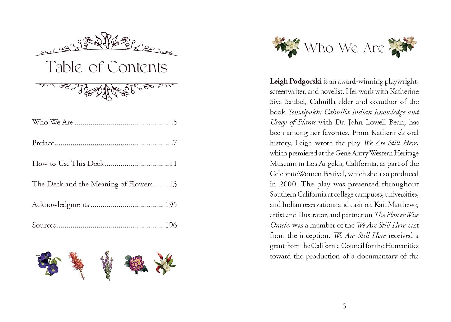 The Flowerwise Oracle kortos Schiffer Publishing