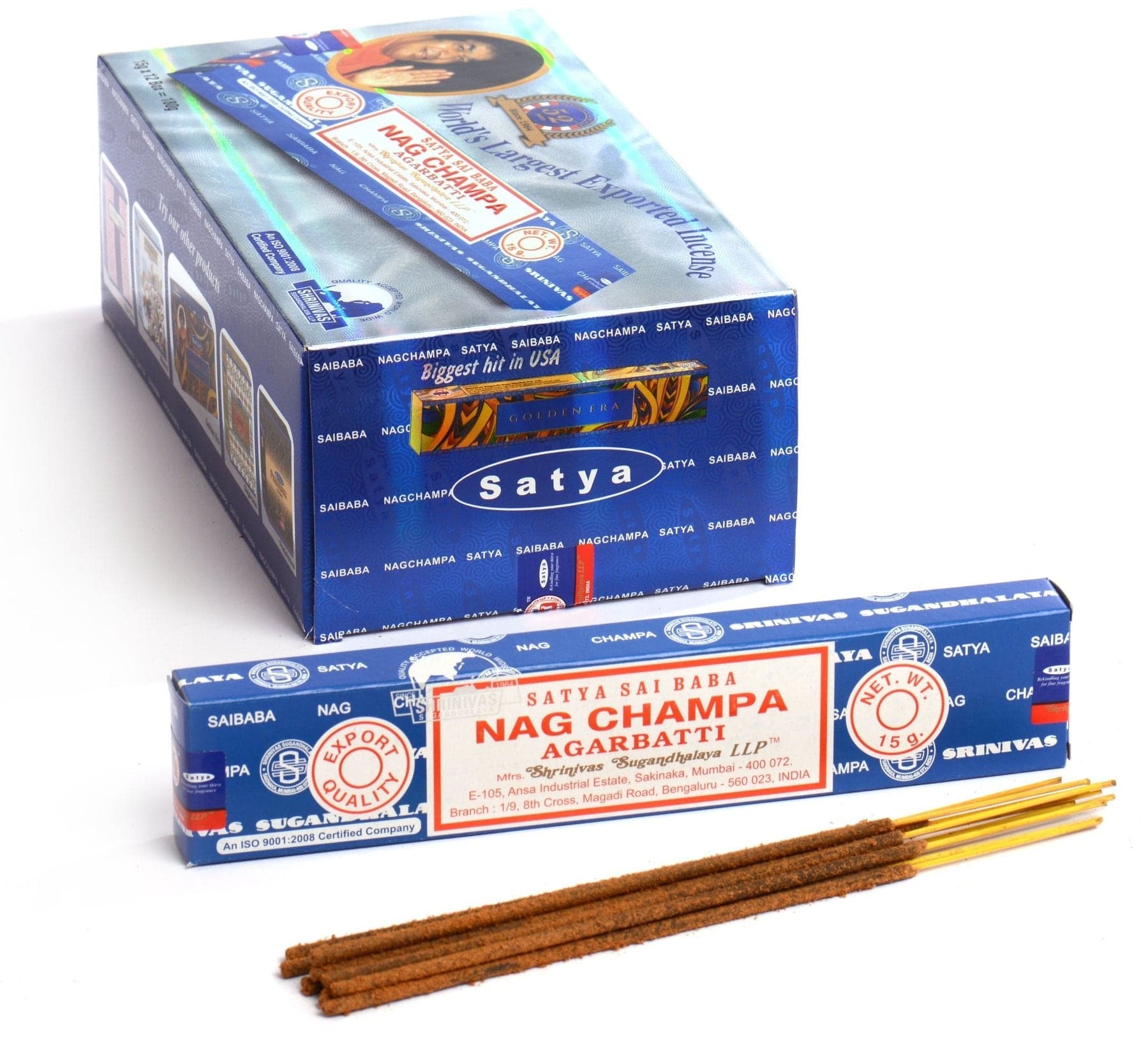 Nag Champa smilkalai 15g Satya - OBUOLYS