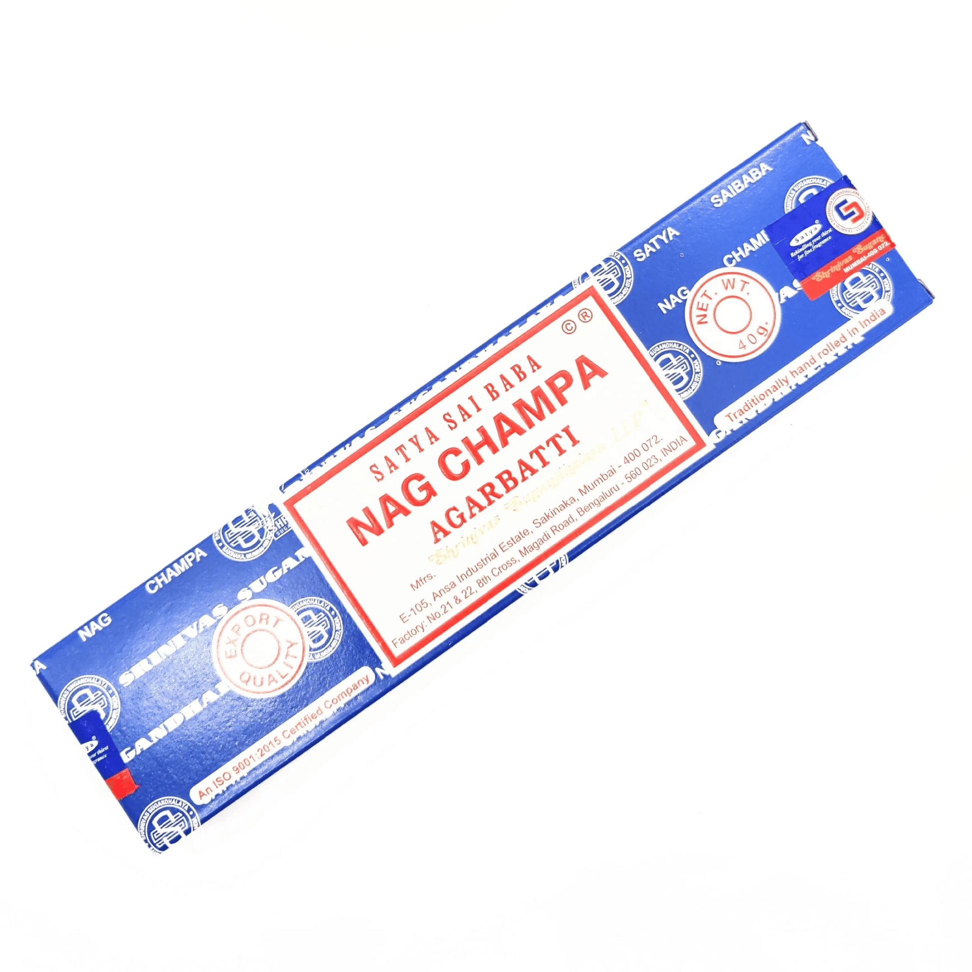 Nag Champa smilkalai 40g Satya - OBUOLYS