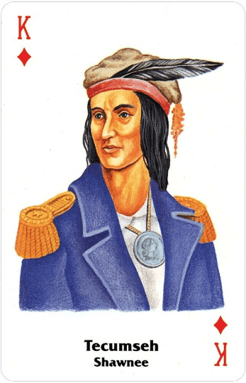 Native American žaidimo kortos - OBUOLYS