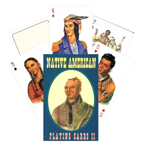 Native American žaidimo kortos - OBUOLYS