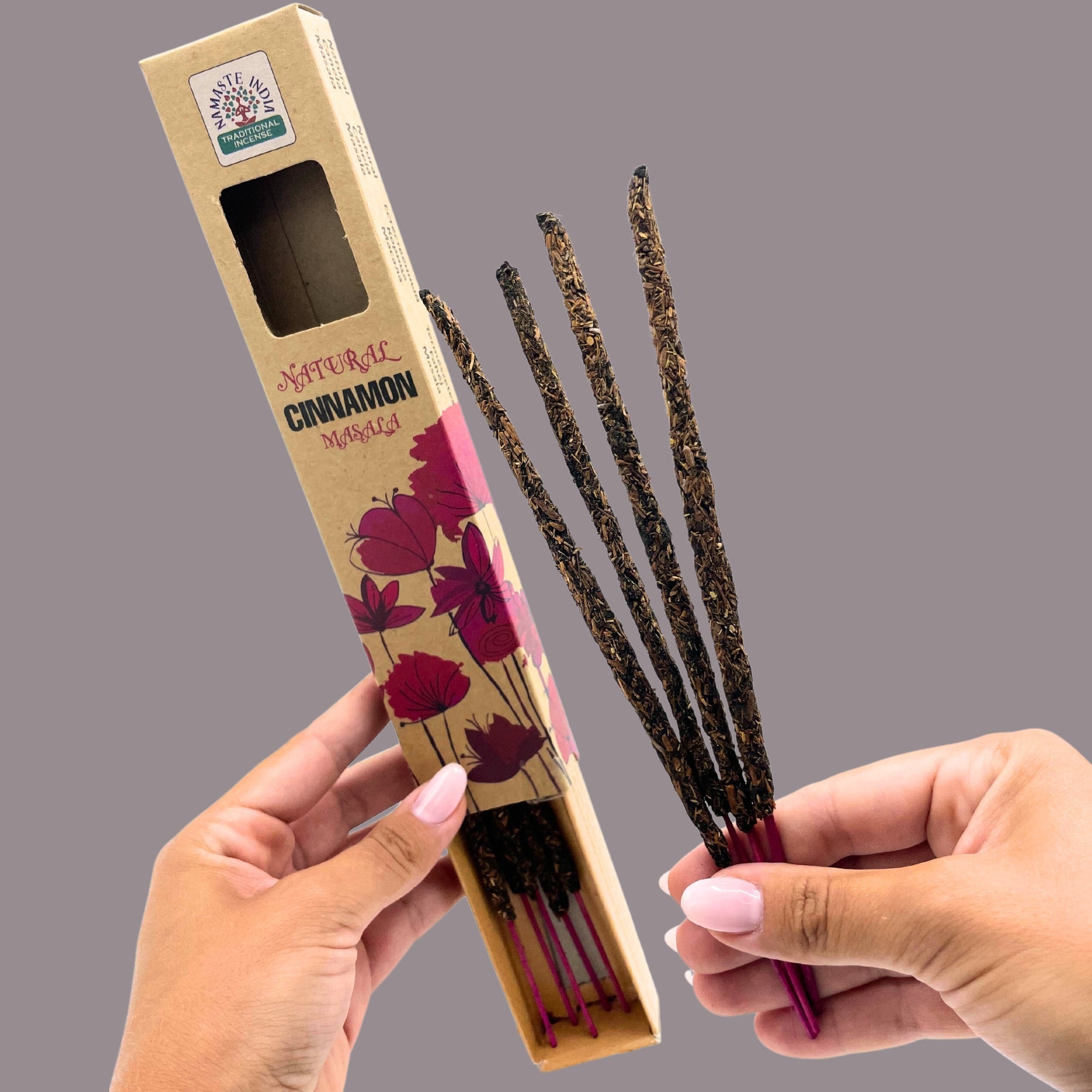 Natūralūs Masala smilkalai – Cinamonas Namaste India - OBUOLYS