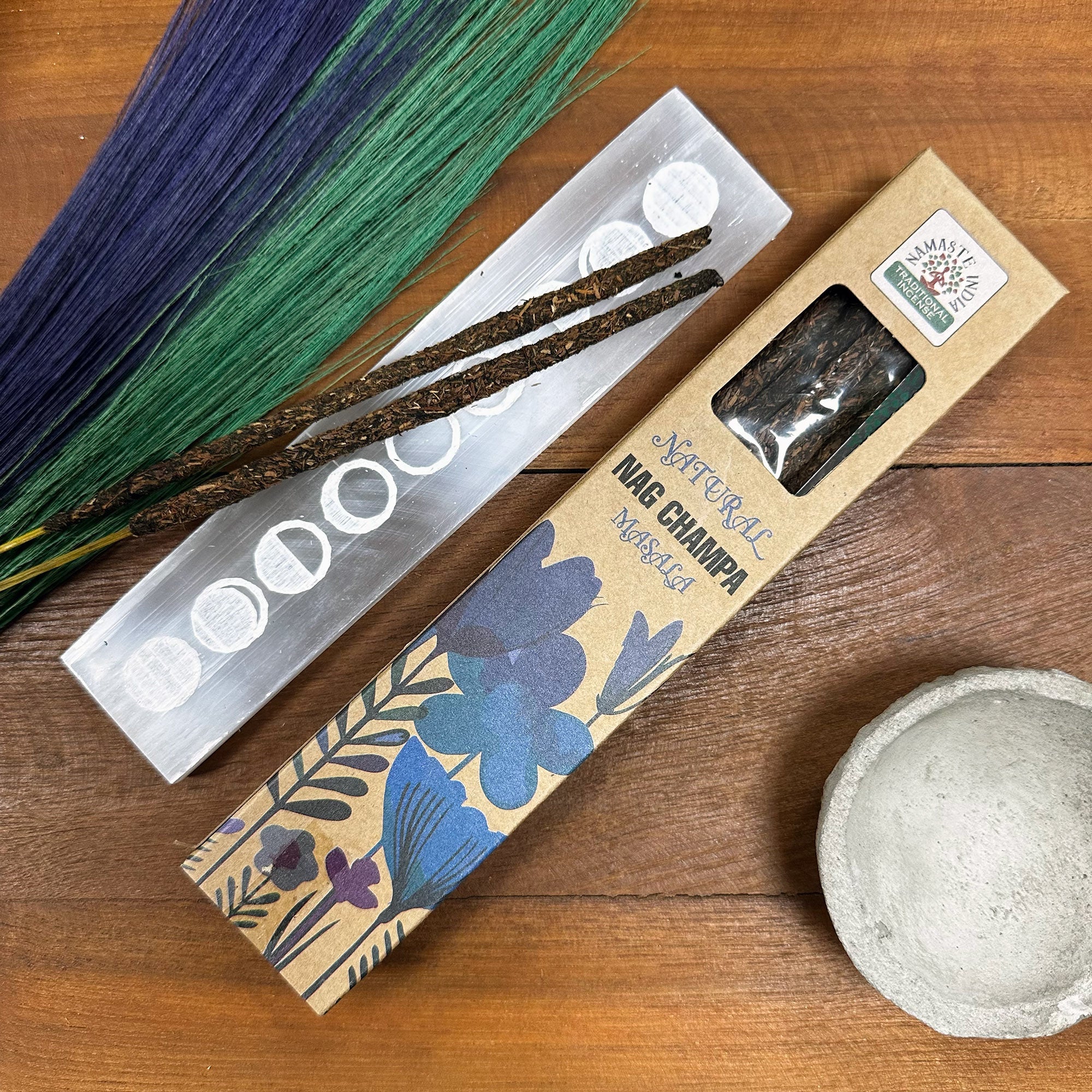 Natūralūs Masala smilkalai – Nag Champa Namaste India - OBUOLYS