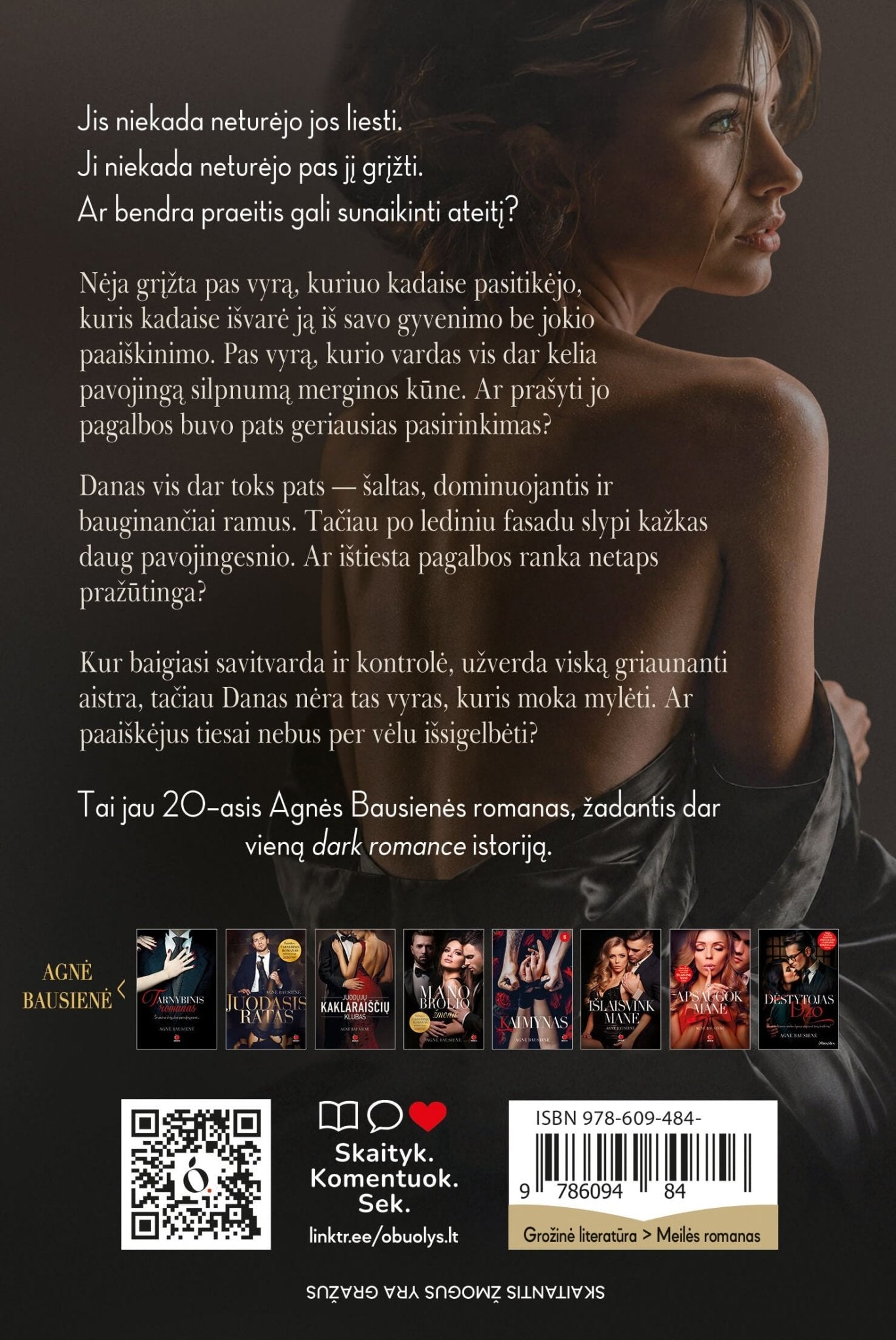 NETURĖČIAU TAVĘS NORĖTI: liepsnojanti A. Bausienės dark romance naujiena + autografas! - OBUOLYS