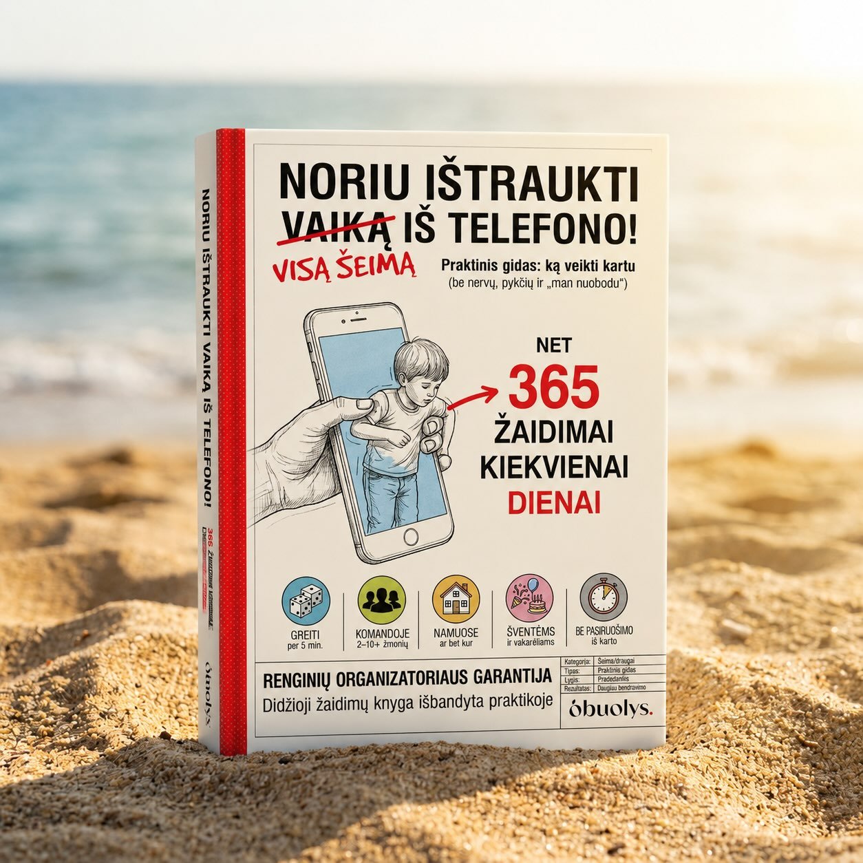 NORIU IŠTRAUKTI VAIKĄ IŠ TELEFONO! 365 realių, išbandytų žaidimų - OBUOLYS