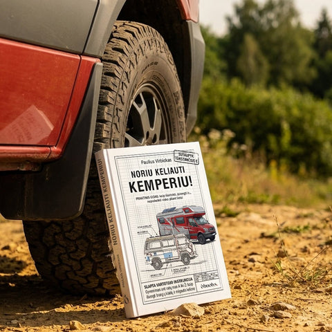 NORIU KELIAUTI KEMPERIU! Praktinis gidas: išvenk brangių klaidų ir sutaupyk tūkstančius eurų! - OBUOLYS