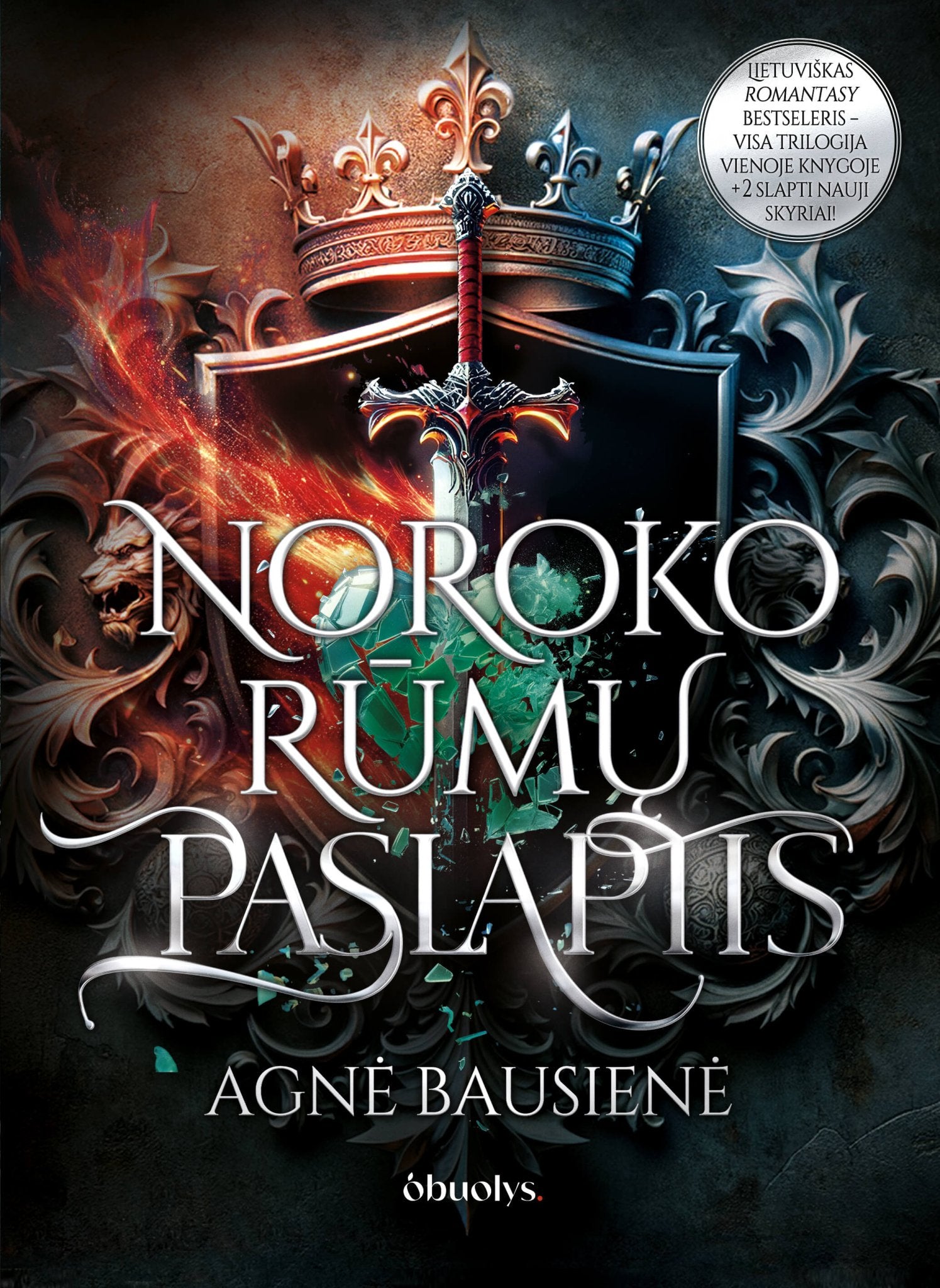 NOROKO RŪMŲ PASLAPTIS: lietuviškas romantasy bestseleris – visa trilogija vienoje knygoje + 2 slapti skyriai + spalvota puslapių briauna + autorės AUTOGRAFAS - OBUOLYS