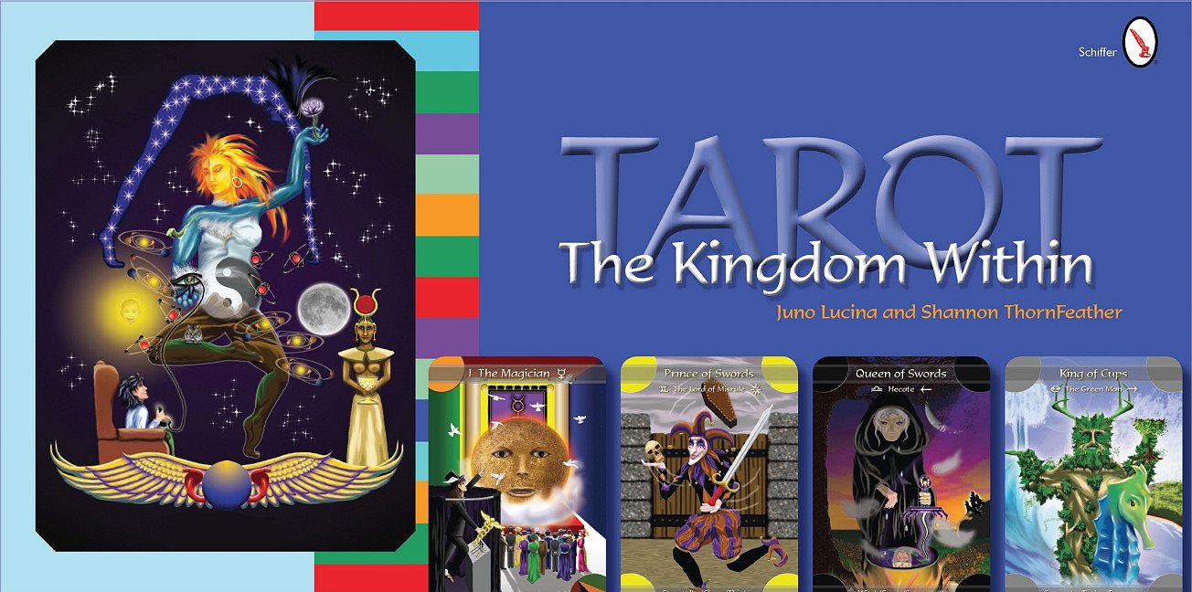 The Kingdom Within Tarot kortos Schiffer Publishing