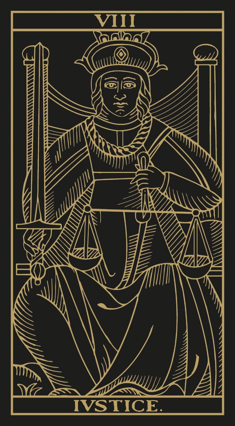 Marseille Tarot kortos aukso ir juodos sp. leidimas Lo Scarabeo