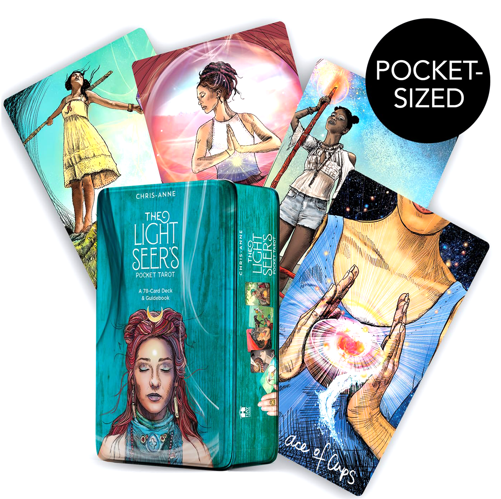 Light Seer Pocket Tarot kortos Hay House
