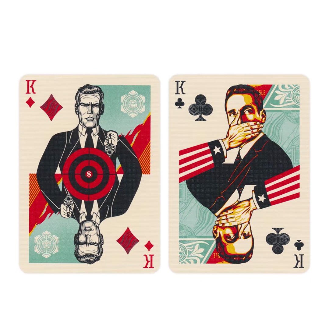 Obey žaidimo kortos, auksinis leidimas Theory11 - OBUOLYS