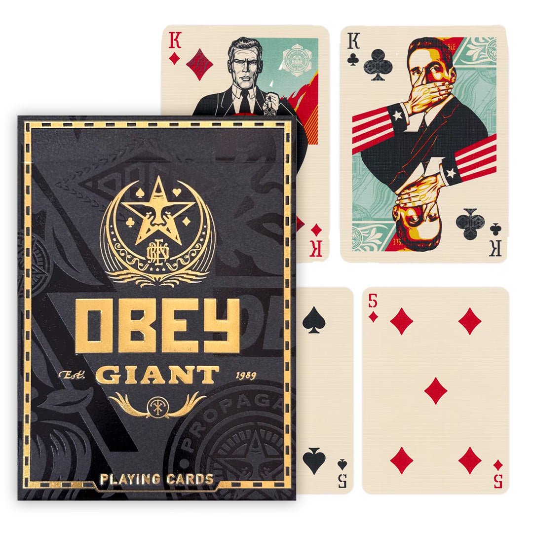 Obey žaidimo kortos, auksinis leidimas Theory11 - OBUOLYS
