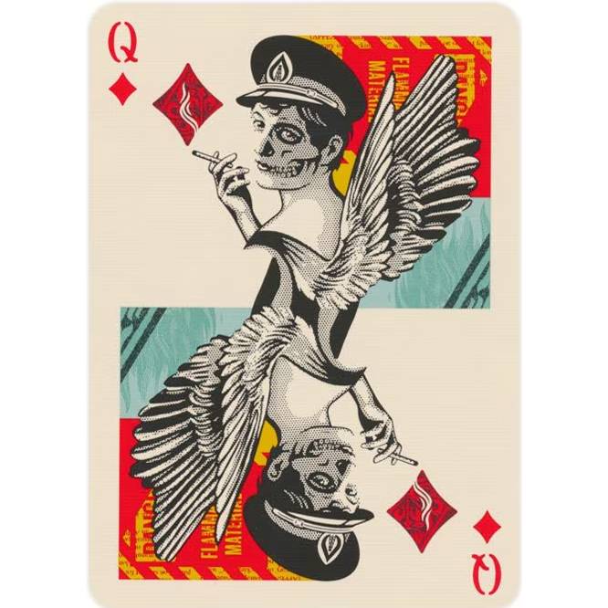 Obey žaidimo kortos raudonos Theory11 - OBUOLYS
