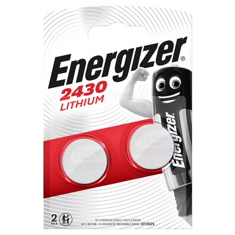Energizer CR2430 monetinės ličio baterijos, 2 vnt.