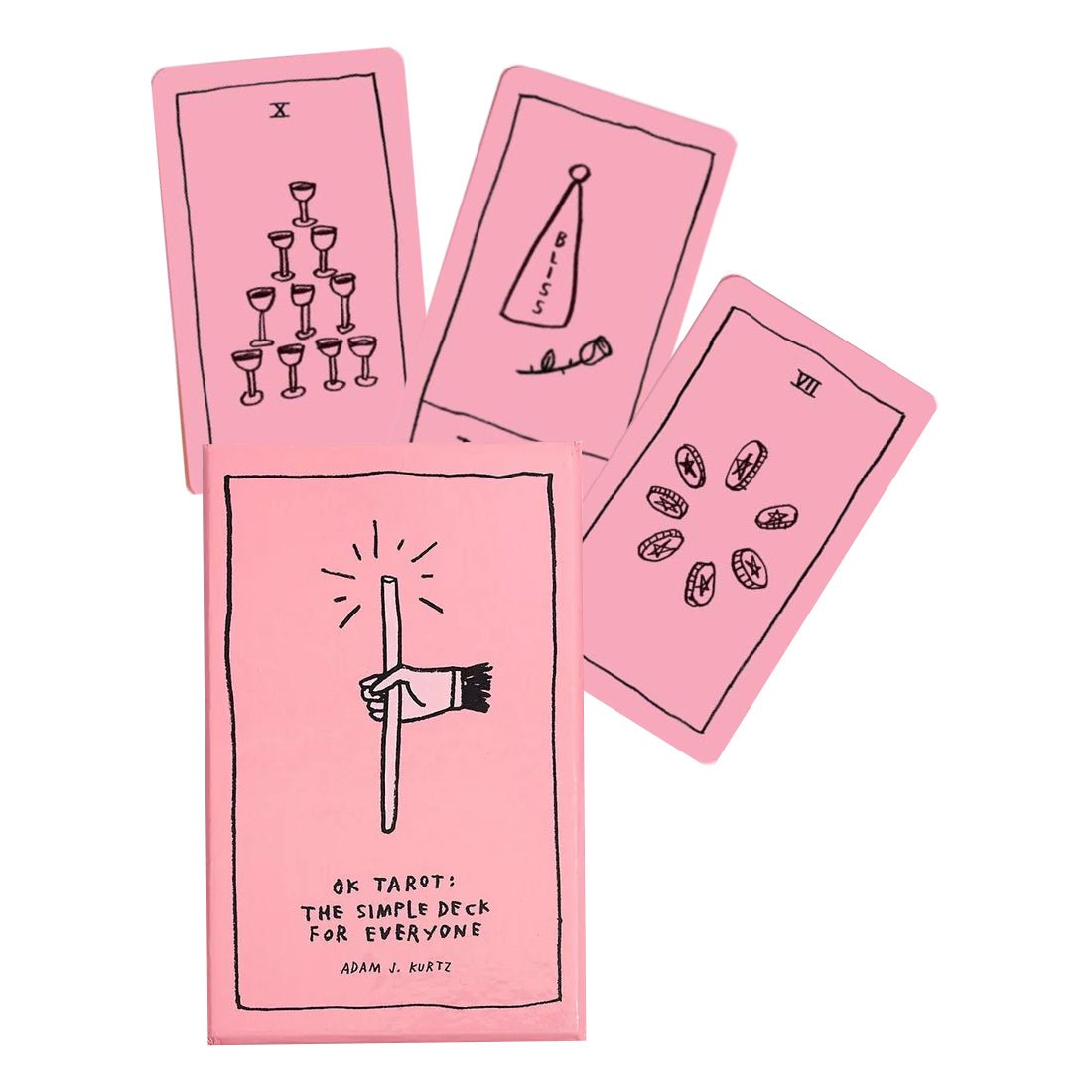 OK Tarot: the Simple Deck for Everyone kortos TarcherPerigee - OBUOLYS