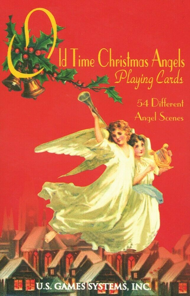 Old Time Christmas Angels žaidimų kortos US Games Systems - OBUOLYS