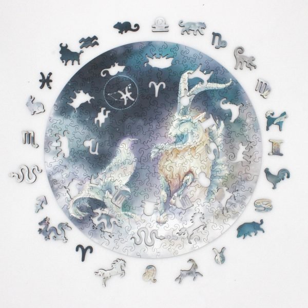 Ožiaragis (Zodiakai) Dėlionė Iš Medžio (200 detalių) Fantasy Puzzles - OBUOLYS