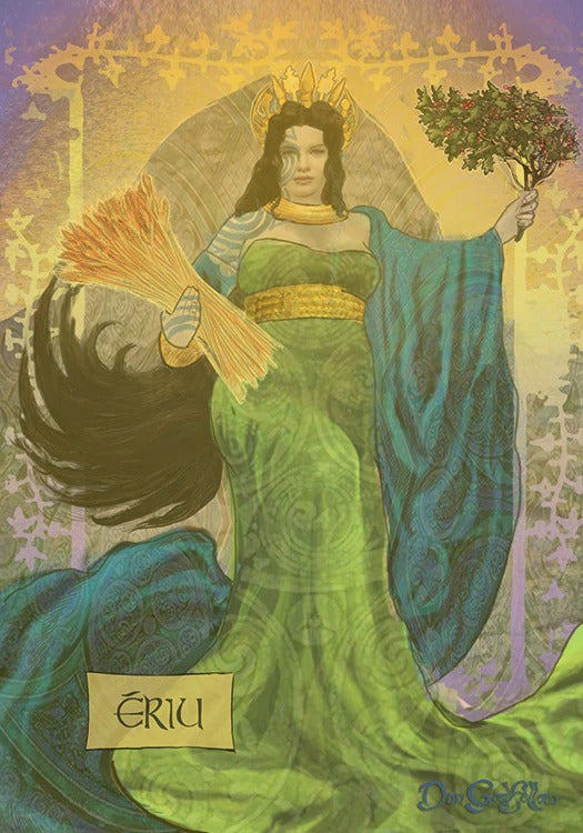 Celtic Goddesses, Witches and Queens Oracle kortos Schiffer Publishing