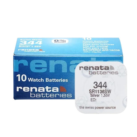 Renata 344 SP (SR1136SW) baterijos 10 vnt.