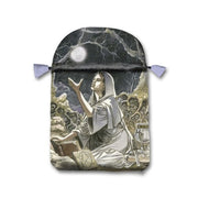 Pagan Moon satininis violetinis maišelis kortoms Lo Scarabeo - OBUOLYS