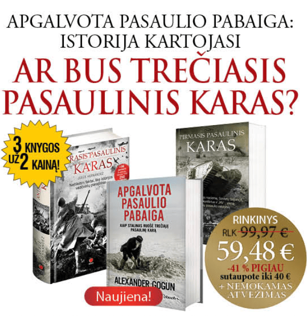 PASAULINIŲ KARŲ RINKINYS: skandalingos istorinės paslaptys – 3 knygos už 2 kainą - OBUOLYS