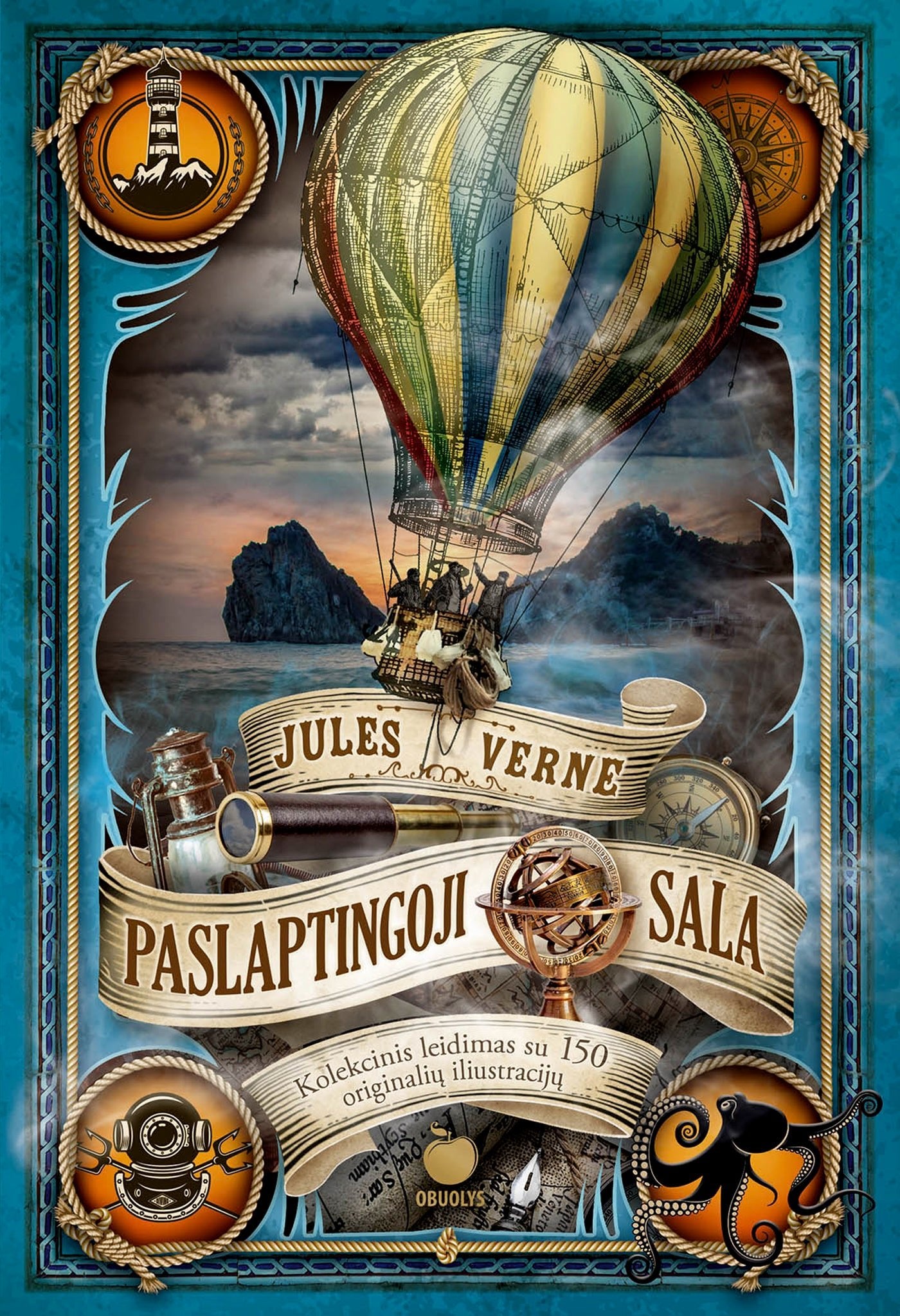 PASLAPTINGOJI SALA: įspūdingiausio Jules Verne šedevro ypatingas kolekcinis leidimas - OBUOLYS