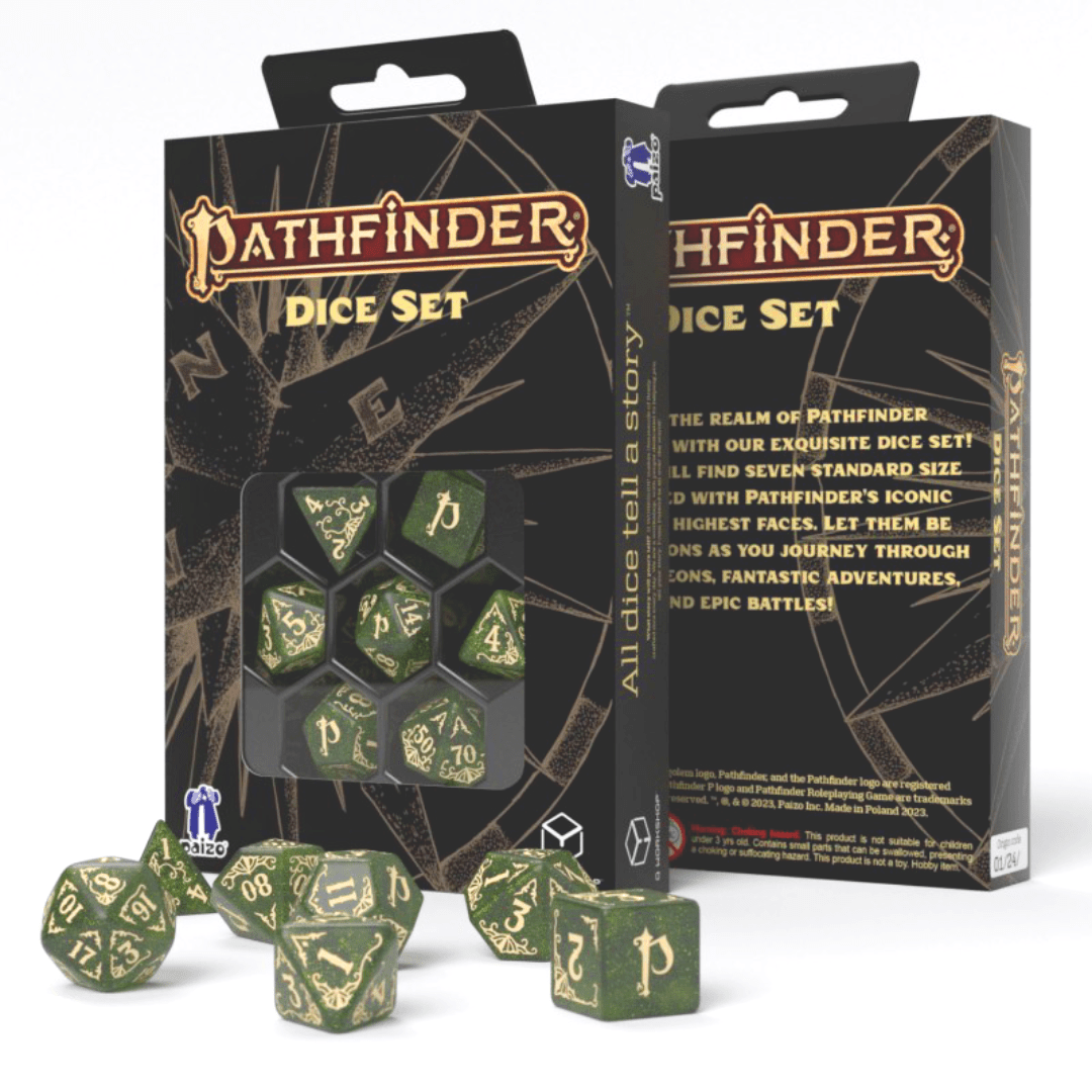 Pathfinder Arcadia kauliukų rinkinys Q - workshop - OBUOLYS