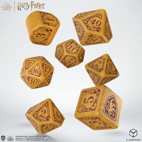 Harry Potter. Gryffindor Modern Dice kauliukų rinkinys (auksinės sp.)